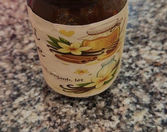 Hausgemachte Kokosmarmelade - Natürlicher süßer Brotaufstrich - 250g Glas