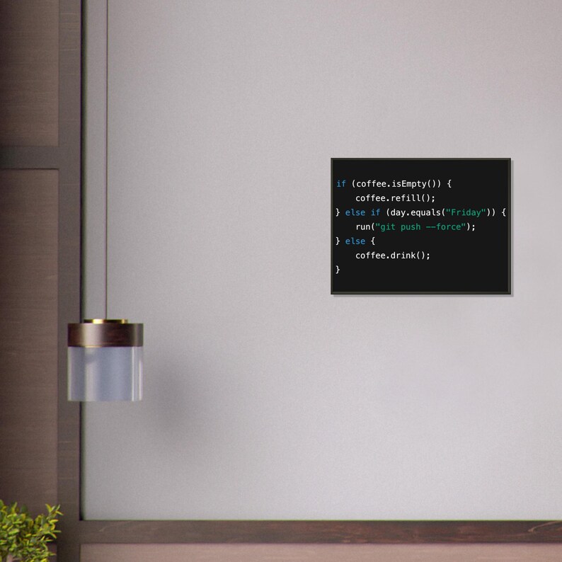 Java Coffee Code Art Print – Funny Programmer Gift, Tech Office Decor image 15