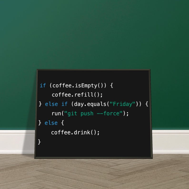 Java Coffee Code Art Print – Funny Programmer Gift, Tech Office Decor image 14