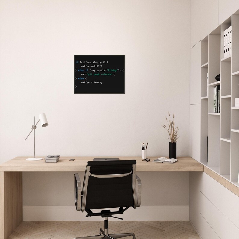 Java Coffee Code Art Print – Funny Programmer Gift, Tech Office Decor image 17