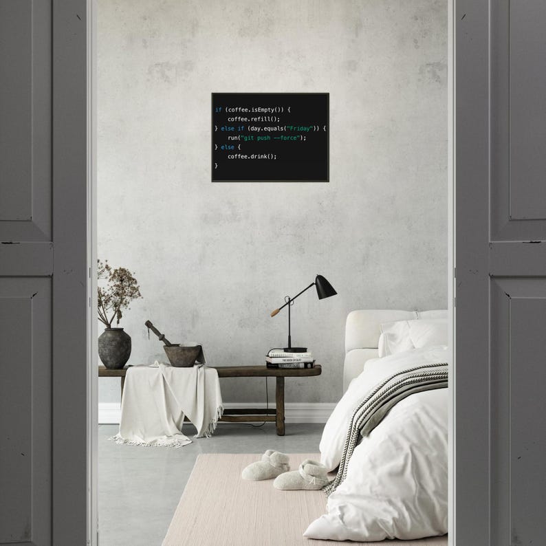 Java Coffee Code Art Print – Funny Programmer Gift, Tech Office Decor image 19