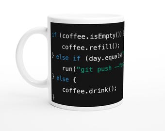 Java Code Kaffeebecher - Lustiges Programmierer Geschenk