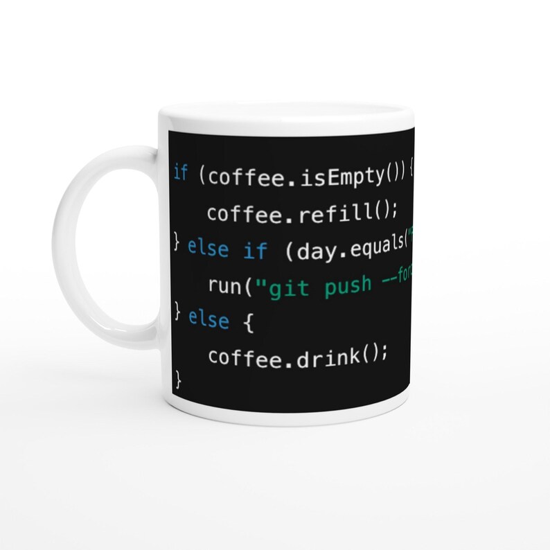 Java Code Coffee Mug – Funny Programmer Gift image 1