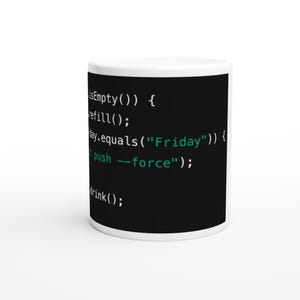 Java Code Coffee Mug – Funny Programmer Gift image 3