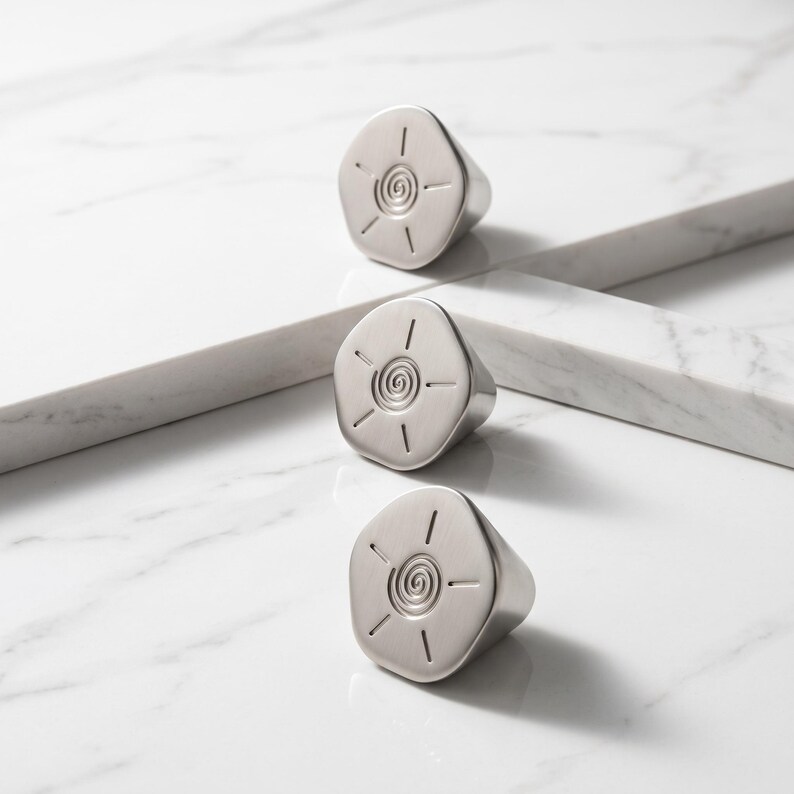 Modern Cabinet Knobs Drawer Pulls Decorative Furniture Hardware Kitchen Cabinet Handles Cupboard Dresser Knobs Unique Home Upgrade Decor image 4