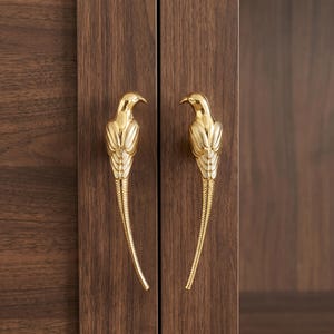 Bird Cabinet Handles Drawer Pulls Unique Furniture Hardware Kitchen Handles Wardrobe Pulls Decorative Cabinet Knobs Home Decor Hardware