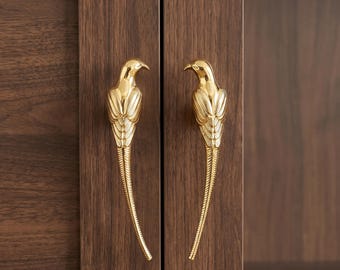 Vogelförmige Schrankgriffe, Schubladengriffe, einzigartige Möbelbeschläge, Küchengriffe, Kleiderschrankgriffe, dekorative Schrankknöpfe, Wohnaccessoires