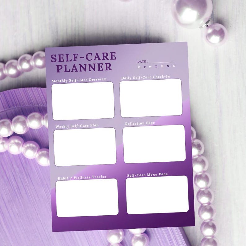 Editable Self Care Planner for Women | Monthly and Weekly Wellness ...