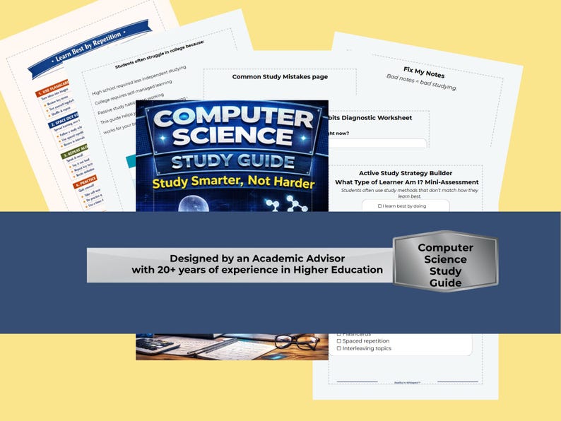 Computer Science Study Guide | Study Smarter, Improve GPA (Digital Download) image 8