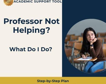 College Survival Guide: Professor Help Scripts, Academic Advising (Digital Download)