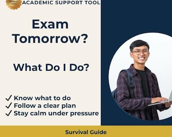 Exam Day Survival Guide | College Exam Strategy (PDF Download)