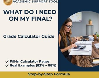 What Do I Need on My Final Exam Calculator | Exam Weight Calculator | Final Grade Calculator | Study Strategy Guide | College Student Tool
