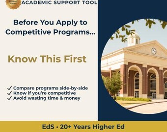 Competitive Program Admission Guide | Compare Colleges Side-by-Side | GPA Exam Requirements Tracker | Reality In Whispers