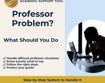 Professor Problem Solver | College Academic System (Digital Product)