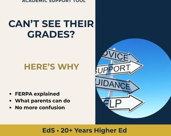 FERPA Guide for Parents | College Privacy Explained (Digital Download)