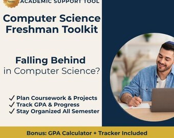 Toolkit eerstejaars computerwetenschappen | GPA-calculator, planner (digitale download)
