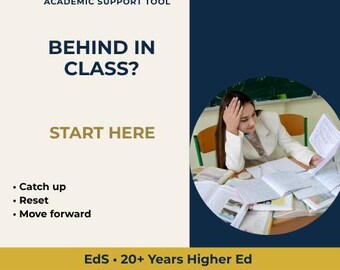 Student Catch Up Plan | Weekend Study Reset System (Digital Download)