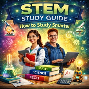 MINT Studienführer | So lernen Sie intelligenter, verbessern GPA | MINT Hauptfächer | Digitaler Download