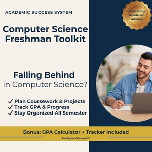 Boîte à outils pour étudiant de première année en informatique | Calculatrice GPA, agenda (téléchargement numérique)