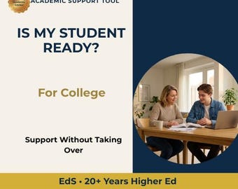 College Readiness Parent Guide | Student Transition Support (Digital Download)