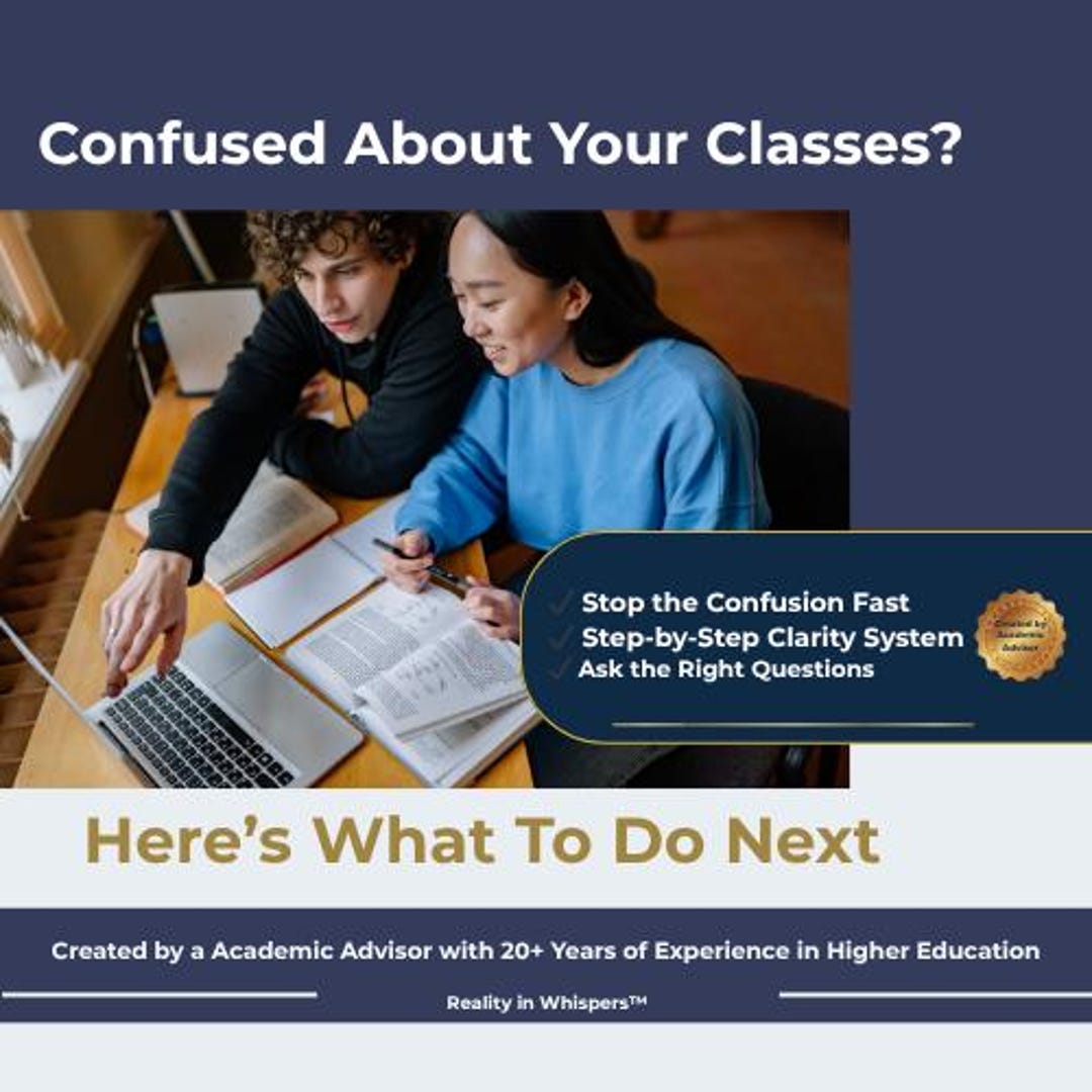 Class Confusion Help Guide | Step-by-step Clarity System (digital ...