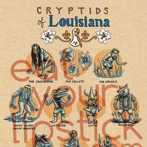 ルイジアナ州の有名な未確認生物