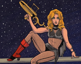 Barbarella Art Print