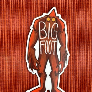 Big Foot Aufkleber