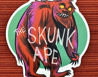 The Florida Skunk Ape Sticker