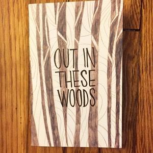 Out in These Woods // Mini Comic Zine