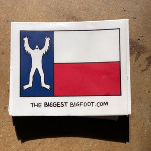 Biggest Bigfoot Sticker