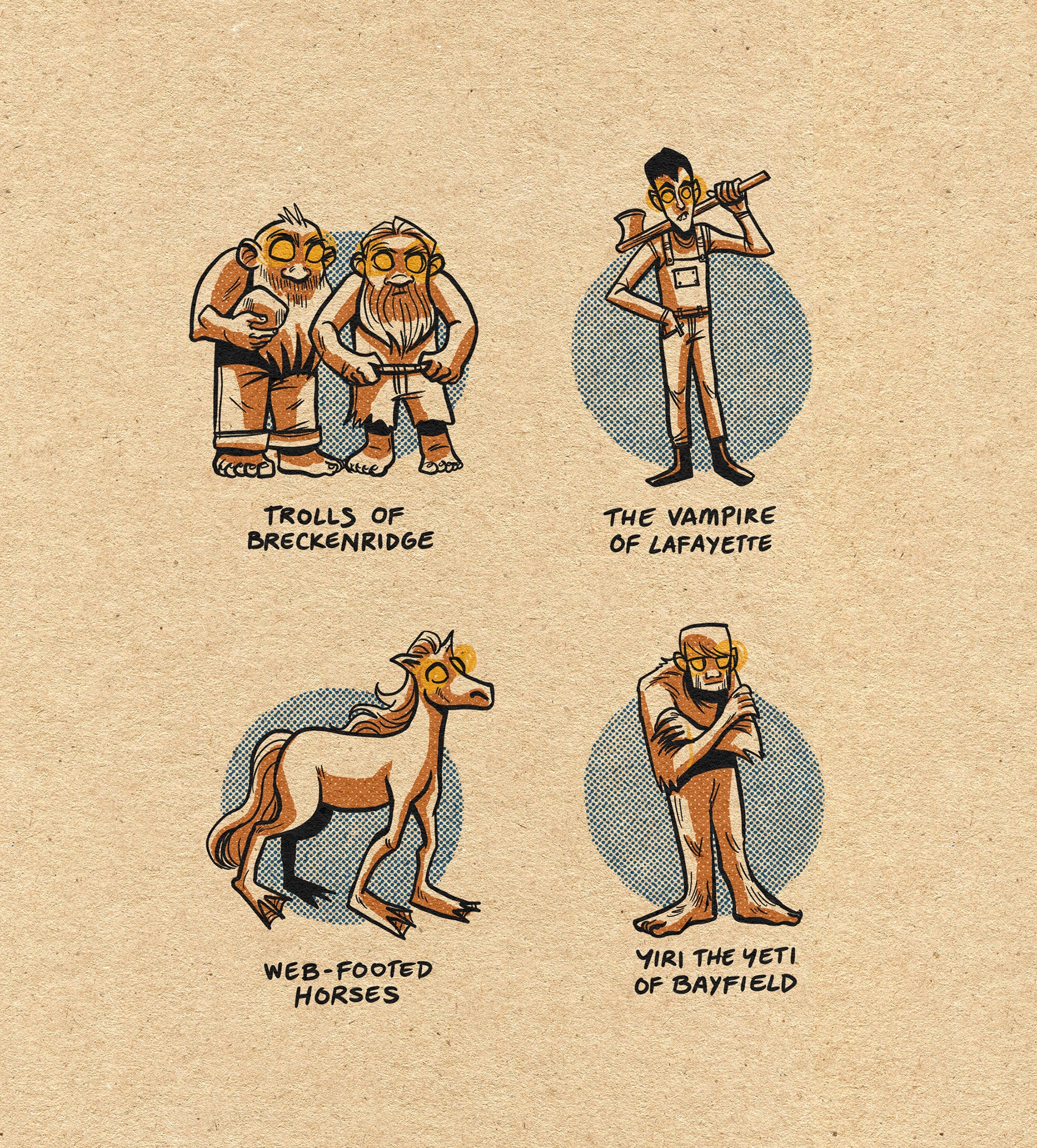 Colorado Raptor Cryptid Famous Cryptids of Colorado 8 X 10 Print - Etsy