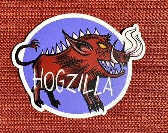 Hogzilla Sticker