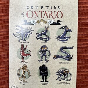 Ontario Cryptids Print Sticker Set Etsy Canada Ontario Cryptids Print Sticker Set Etsy Canada