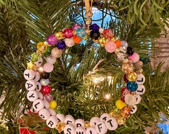 Taylor Swift Inspired Friendship Bracelet Ornament