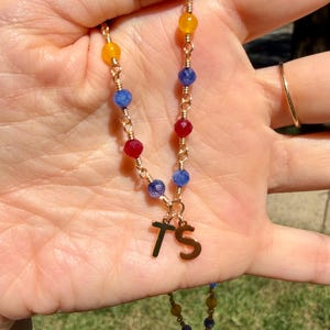 Delicate Toy Story or Taylor Swift “I Knew It, I Knew You” Inspired Beaded Gemstone Necklace image 1
