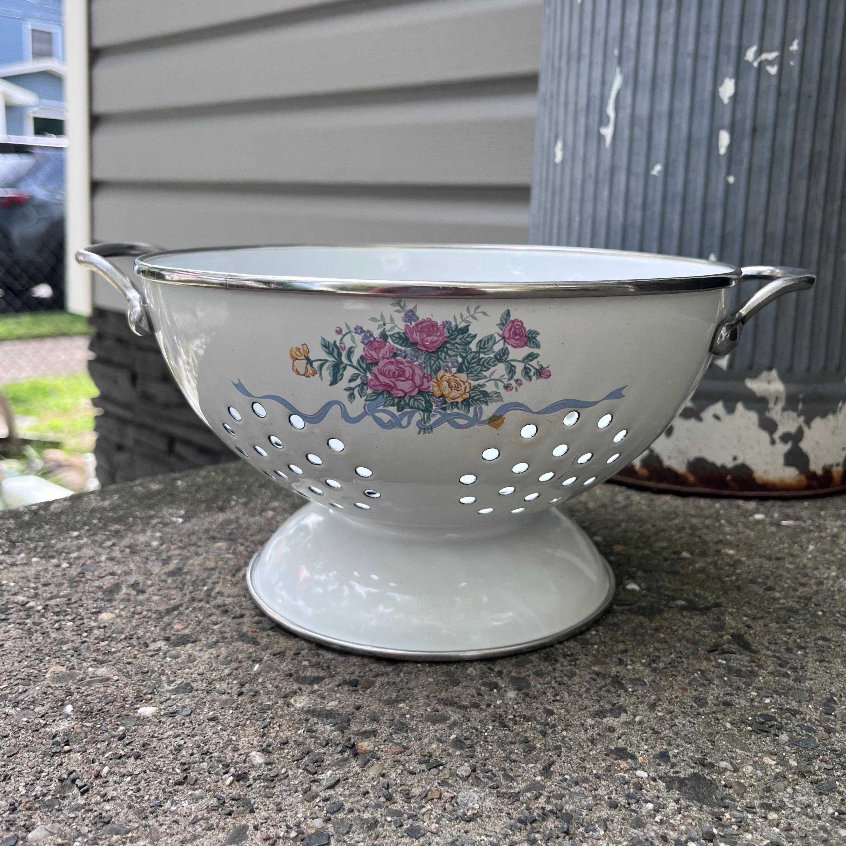 Vintage strawberry colander - Etsy 日本