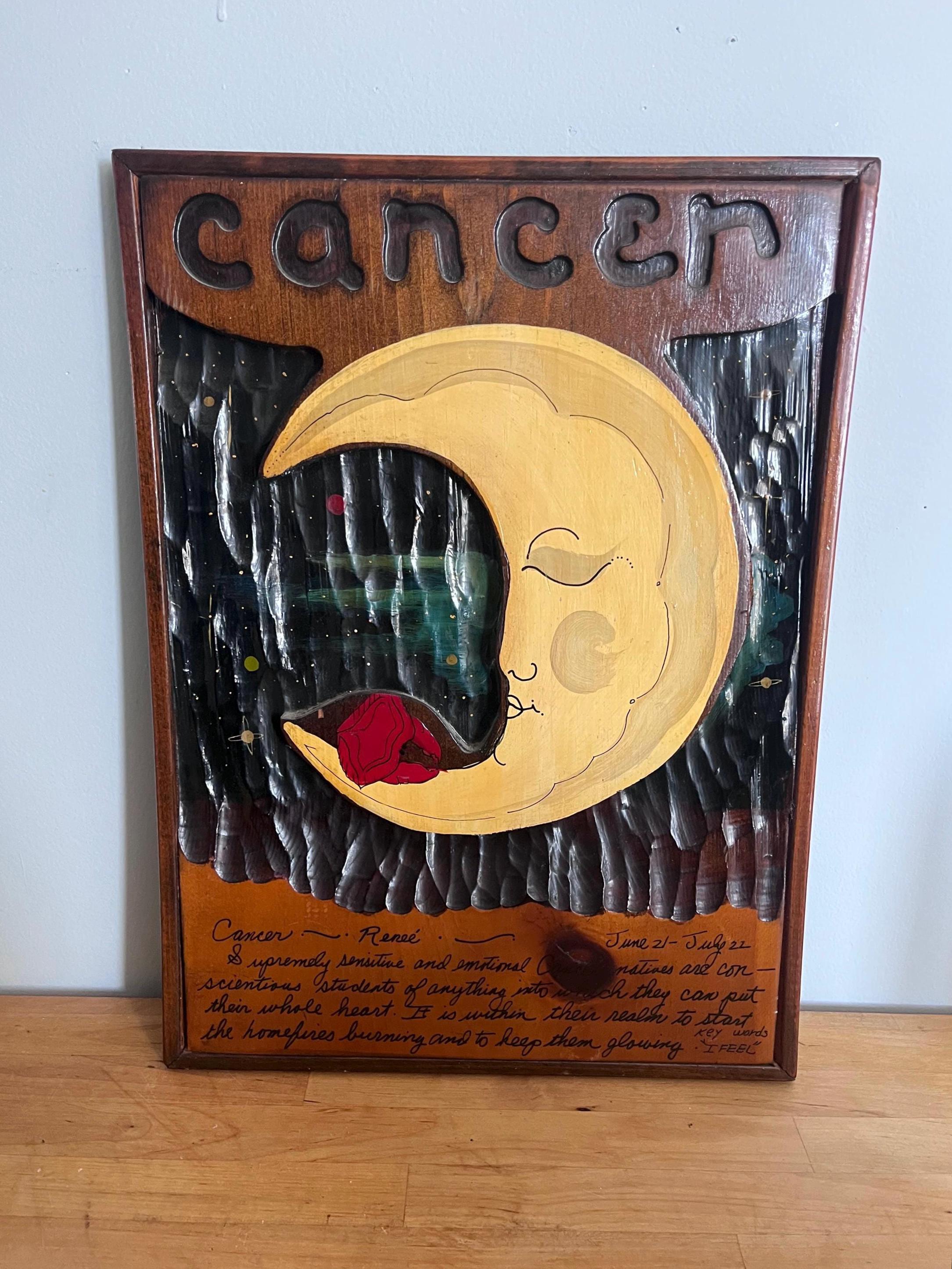 Anne Dewaniero Whalers Wharf Astrology Carving - Etsy