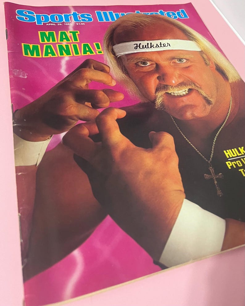 Vintage 1985 Sports Illustrated - Hulk Hogan "Mat Mania" Cover - Wrestling Collectible Magazine image 5