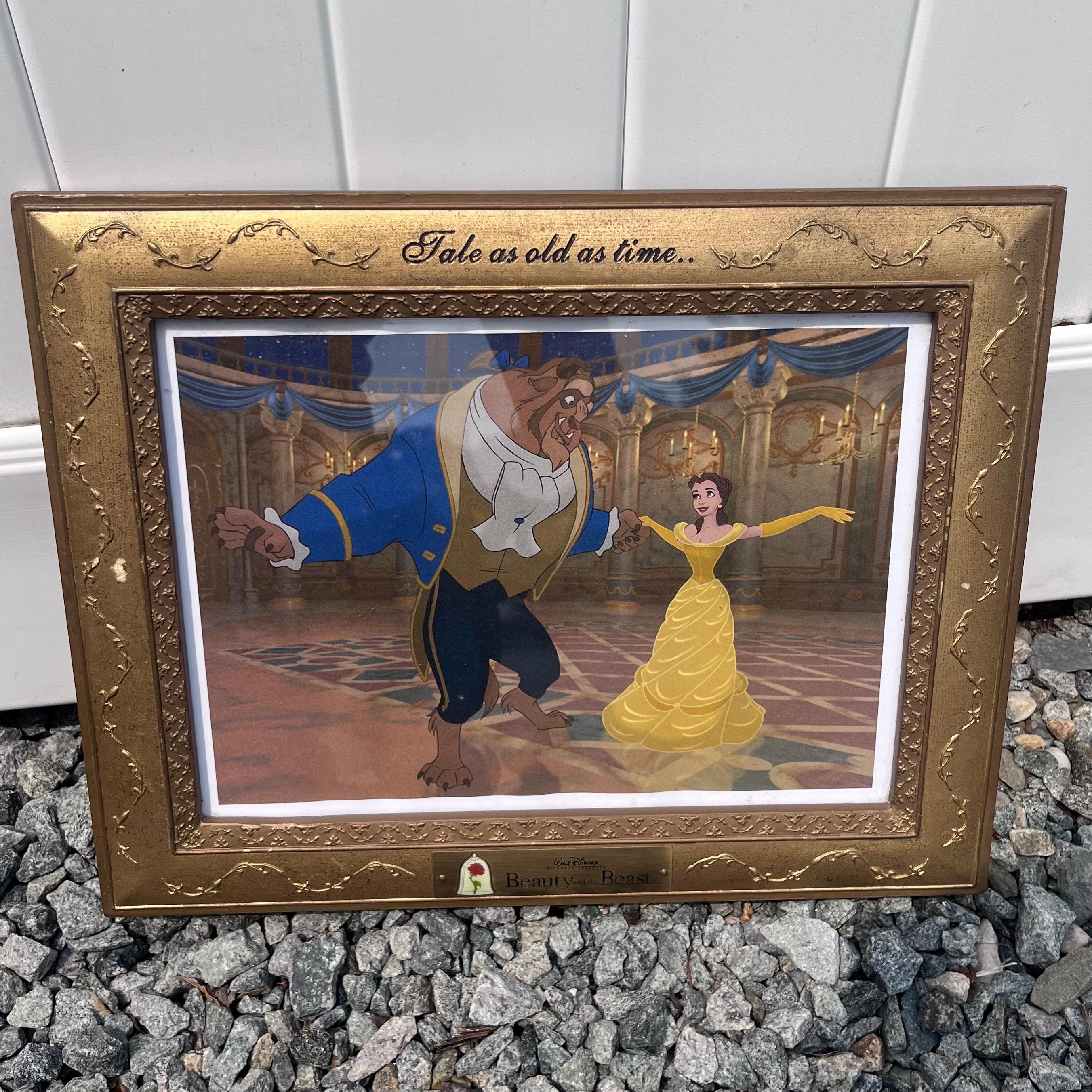 Beauty and the Beast Lithograph - Etsy