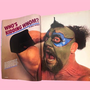 Vintage 1985 Sports Illustrated - Hulk Hogan "Mat Mania" Cover - Wrestling Collectible Magazine image 2