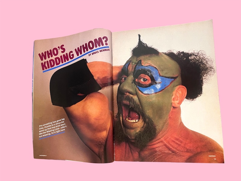 Vintage 1985 Sports Illustrated - Hulk Hogan "Mat Mania" Cover - Wrestling Collectible Magazine image 2
