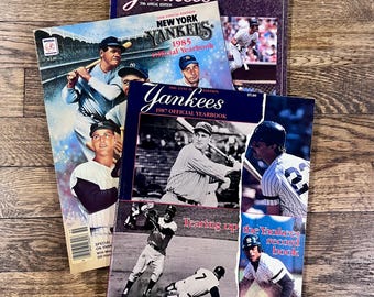 Vintage New York Yankees Official Yearbooks