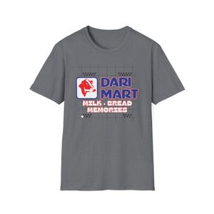 Dari Mart T-Shirt | Milk Bread Memories Shirt | Vintage Convenience Store Cow Logo Tee