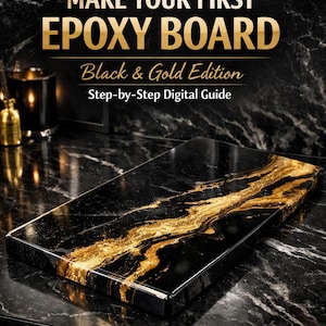 Crea tu primera placa de epoxi: guía sencilla paso a paso (sin necesidad de carpintería)