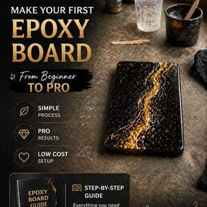 Make Your First Epoxy Board – Simple Step-by-Step Epoxy Guide (No Woodworking Required)