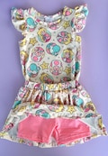 Peach Princess Toad Skort Outfit Girls