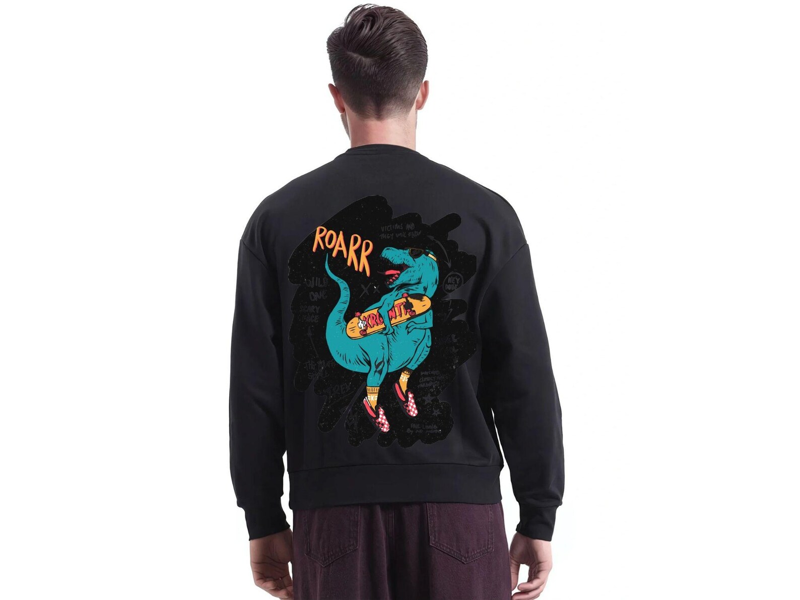 Oversized Back Print Design PNG | Streetwear Graphic (digital Download ...