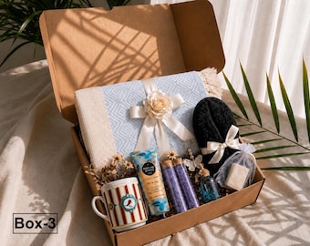 Care Package, Gifts for Her for Any Occasion,  Hug in a Box, Self Care Gift Box, Encouragement Gift, Hygge Gift Basket, Get Well Soon