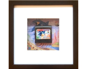 Sonic the Hedgehog Game Gear Cart Framed Wall Art